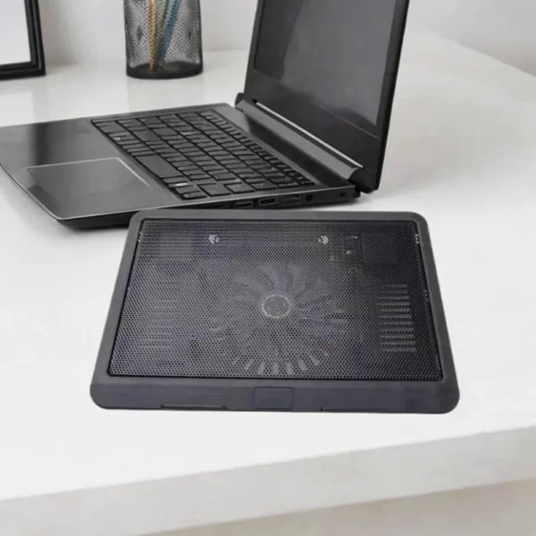 Adjustable Laptop Cooling Pad with LED Fans