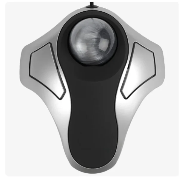Wired Trackball Mouse, Programmable Macro Buttons