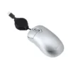 Mini Retractable-Cable Mouse, USB-C