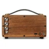 Solid Wood Bluetooth Speaker with Carry Handle