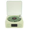 Retro Record Player Bluetooth Speaker with Night Light