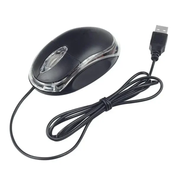Mini Wired Mouse with Glow Light, 1000DPI