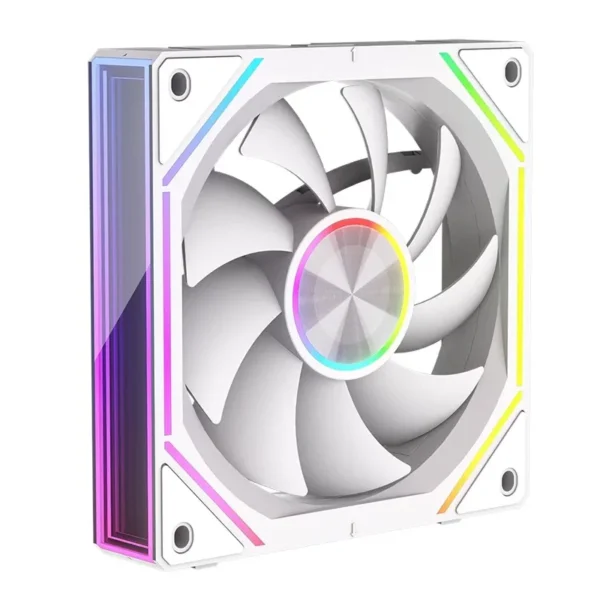 S5b1cc682af6748f49e53b7639f503e505.webp Wireless Splice ARGB Case Fan, Temperature Control