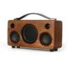 Solid Wood Bluetooth Speaker with Carry Handle
