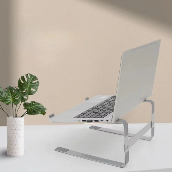 Aluminium Laptop Riser Stand with Keyboard Space
