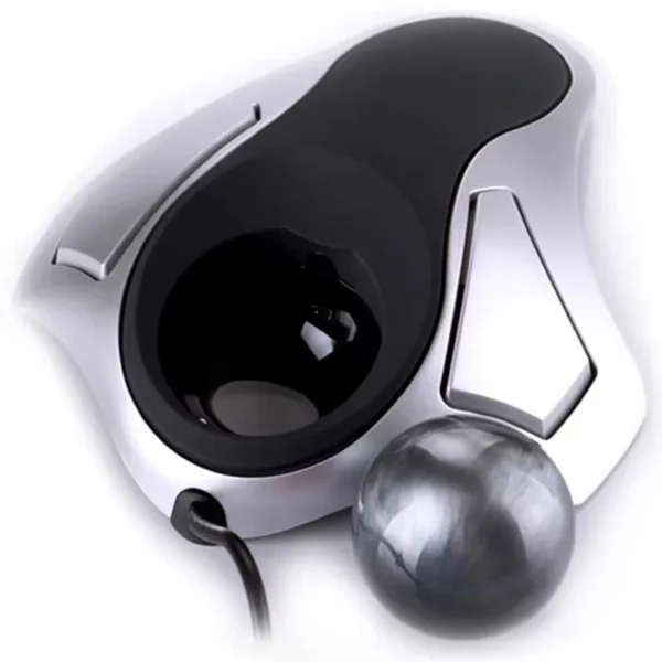 Wired Trackball Mouse, Programmable Macro Buttons