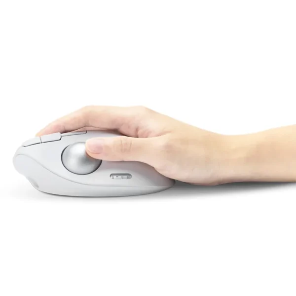 Wireless Thumb Trackball Mouse, Bluetooth & 2.4GHz