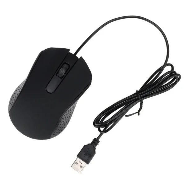 Wired Optical Mouse, 3 Buttons