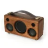 Solid Wood Bluetooth Speaker with Carry Handle