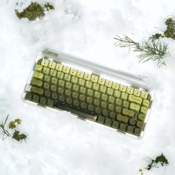 Tri-Mode Gasket-Mount Mechanical Keyboard, Moss Green